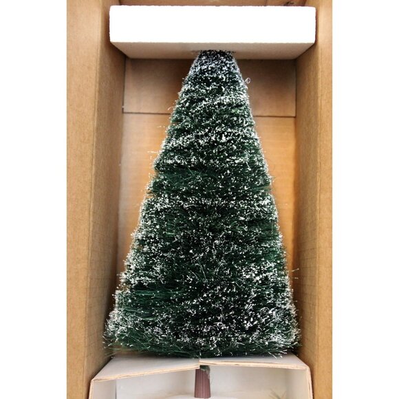 NEW Dept 56 Frosted Spruce Tree Village 15" Tall Cone #5231 Opened Box for pics - Picture 2 of 5